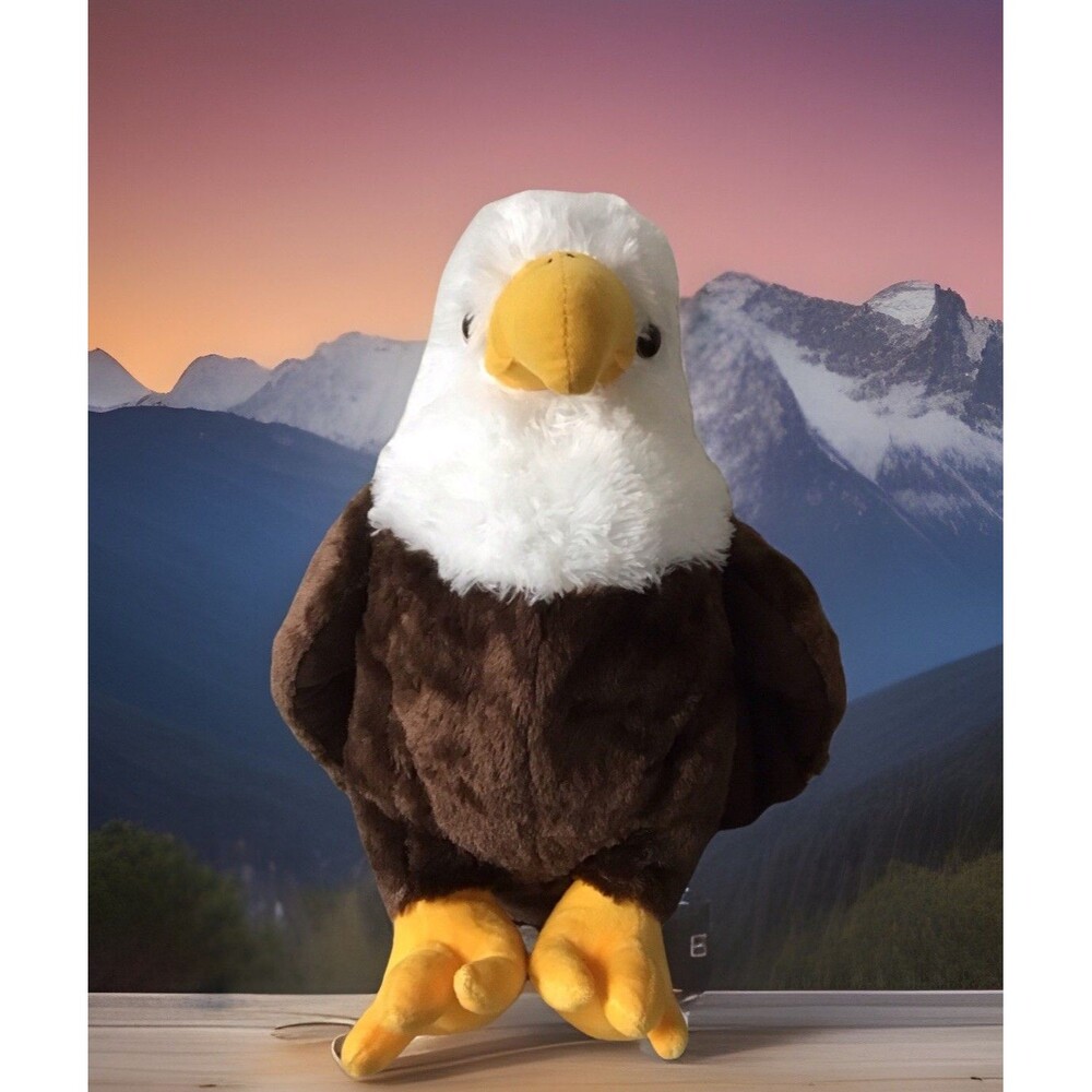 Large 16" Fiesta North America Bald Eagle Plush Stuffed Animal Excellent Cond